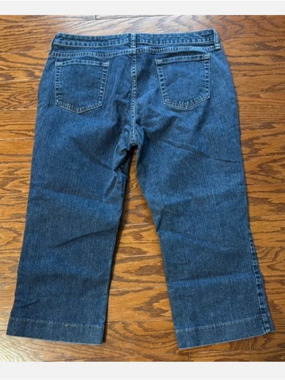 Riders By Lee Blue Denim Ankle Cropped Jeans - Picture 2 of 2